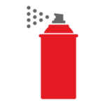 Icon of spaying paint can